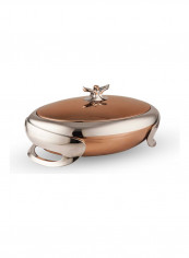 Taiwanese Food Container Stainless Steel Brown/Silver 4L