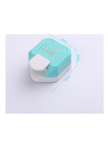 3-in-1 Corner Rounder Punch for Card, Photo, Paper & Laminating Pouches Blue
