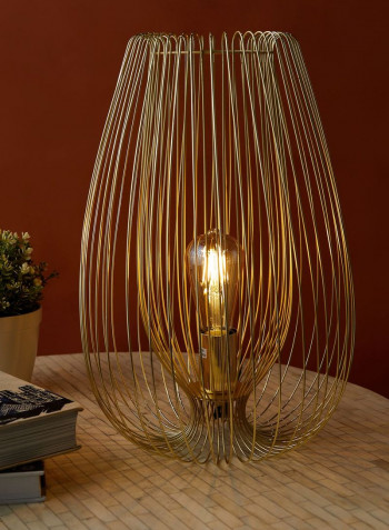 Lucid Iron Gold Plated Table Lamp Gold
