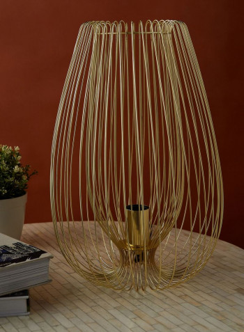 Lucid Iron Gold Plated Table Lamp Gold