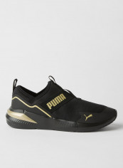 Platinum Alt Slip-On Training Shoes Black-Team Gold