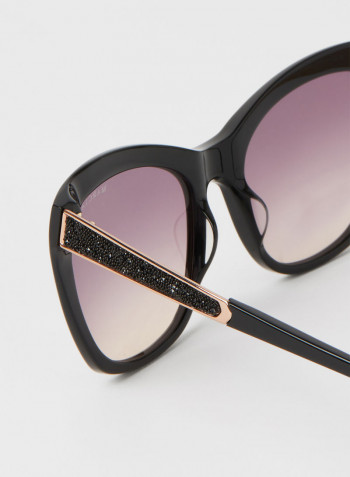 Women's UV Protection Cat Eye Sunglasses - Lens Size: 55 mm