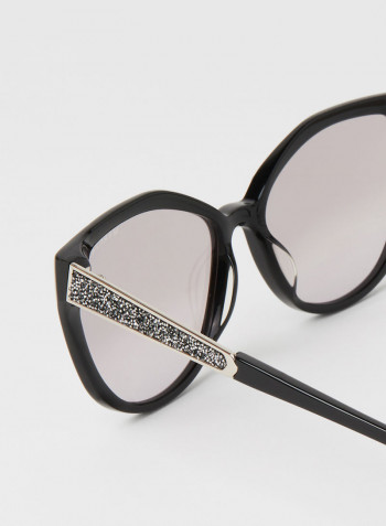 Women's UV Protection Cat Eye Sunglasses - Lens Size: 56 mm
