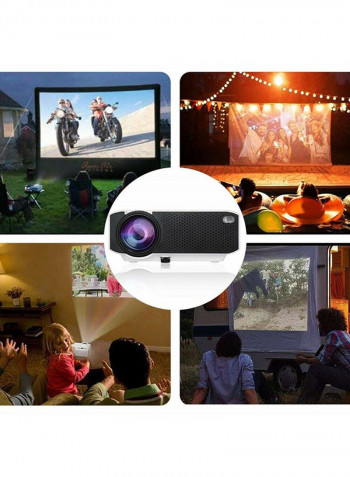 Mini LED Portable Projector - 2500 Lumens E400 Standard White