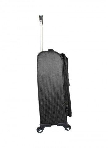 3-Piece Lightweight Trolley Bag Set Black
