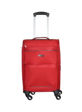 3-Piece Lightweight Trolley Bag Set Red