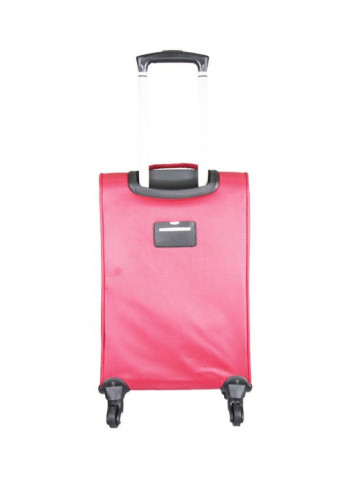 3-Piece Lightweight Trolley Bag Set Red