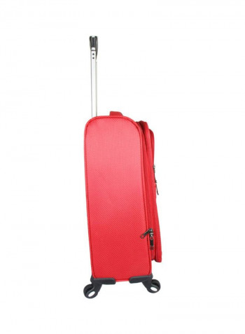 3-Piece Lightweight Trolley Bag Set Red