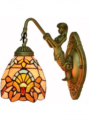 Retro Stained Glass Wall Lamp Multicolour