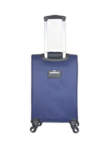 3-Piece Lightweight Trolley Bag Set Blue