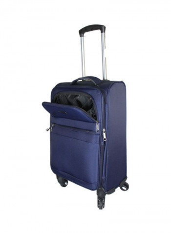 3-Piece Lightweight Trolley Bag Set Blue