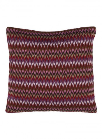 Set Of 2 Throw Pillow Red/White/Pink 18x18inch