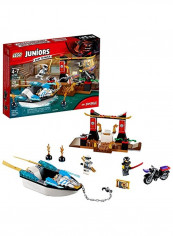 131-Piece Junior Zane's Ninja Boat Pursuit Building Kit