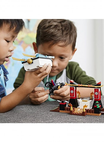 131-Piece Junior Zane's Ninja Boat Pursuit Building Kit