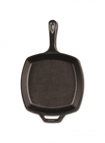 Cast Iron Square Skillet Black 10.5inch