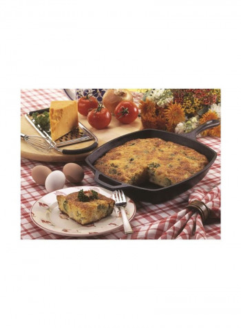 Cast Iron Square Skillet Black 10.5inch