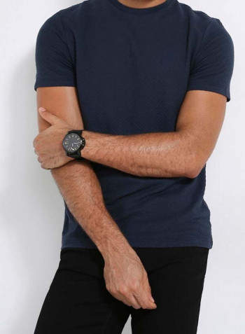 Men's Analog Rubber Strap Watch PU103461020