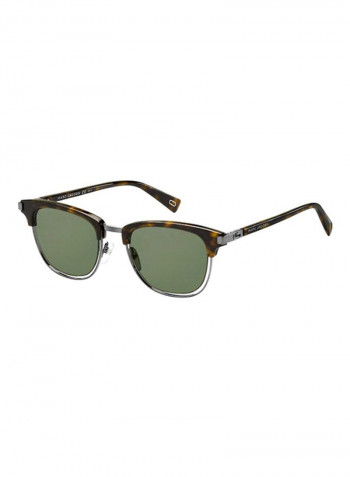 Men's Brow Line Shaped Sunglasses - Lens Size: 50 mm