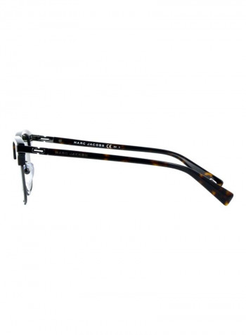Men's Brow Line Shaped Sunglasses - Lens Size: 50 mm