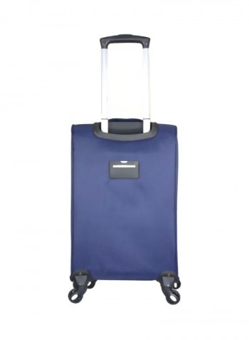 3-Piece Lightweight Trolley Bag Set Blue