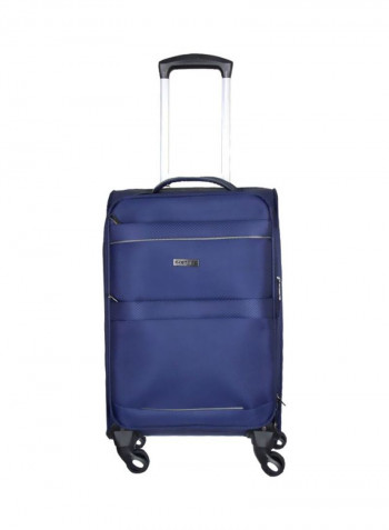 3-Piece Lightweight Trolley Bag Set Blue
