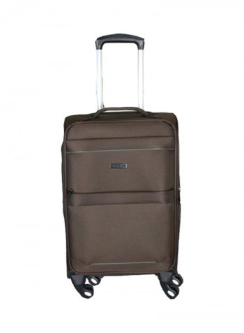 3-Piece Lightweight Trolley Bag Set Coffee