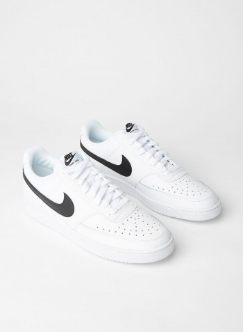 Court Vision Sneakers White/Black-White