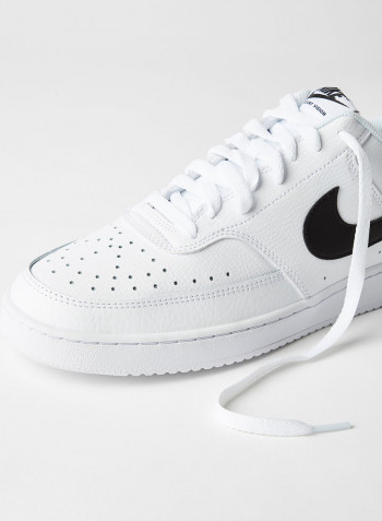 Court Vision Sneakers White/Black-White
