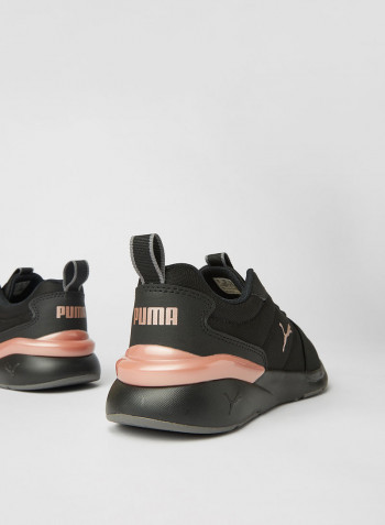 Rose Plus Sneakers Black-Rose Gold