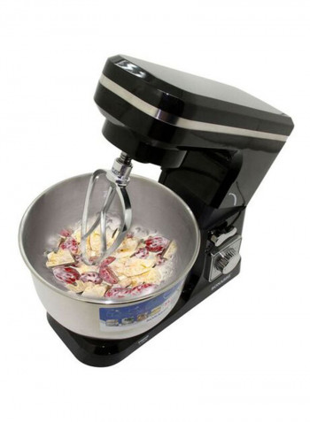 3 In 1 Stainless Steel Bowl Stand Mixer SMX-140 Black/Silver