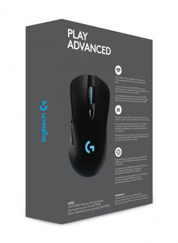 G703 Lightspeed Wireless Gaming Mouse Black