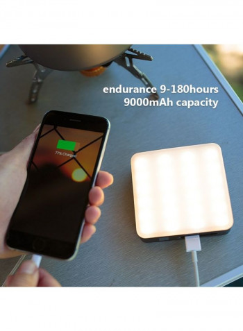 Outdoor Camping Light White 12x12x6centimeter