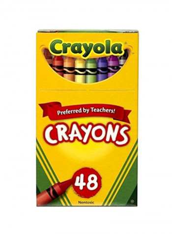 Pack of 12 Crayon Red/Yellow/Pink