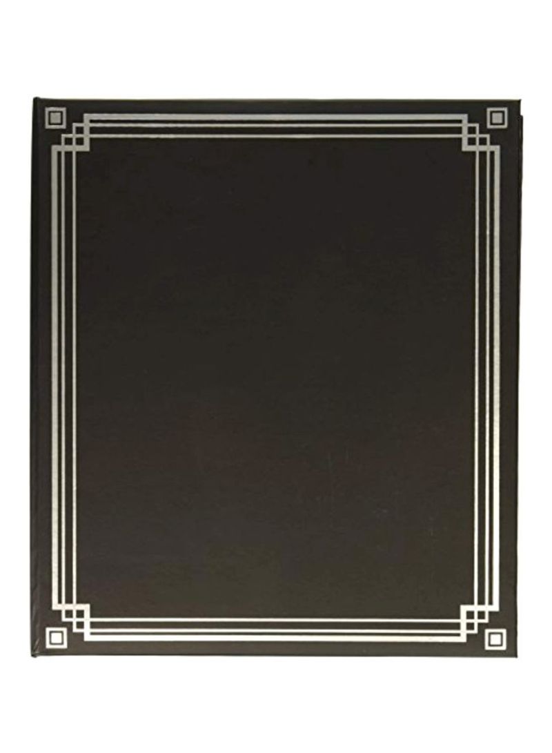 Magnetic Binder Photo Album Black/White 11.25x9.75inch