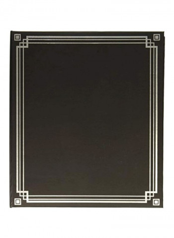 Magnetic Binder Photo Album Black/White 11.25x9.75inch