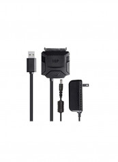 USB 3.0 To SATA Converter Adapter Black