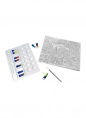 The River Canvas Painting Set Multicolour