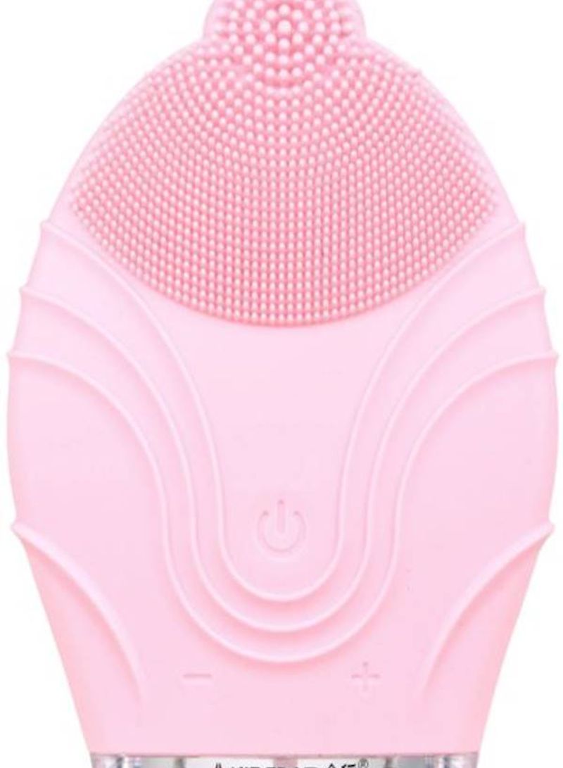 Facial Cleansing Brush Silicone, Automatic Foaming Facial Massager Pore cleaning KD-308 cleansing instrument pink