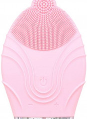 Facial Cleansing Brush Silicone, Automatic Foaming Facial Massager Pore cleaning KD-308 cleansing instrument pink