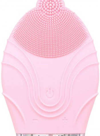 Facial Cleansing Brush Silicone, Automatic Foaming Facial Massager Pore cleaning KD-308 cleansing instrument pink