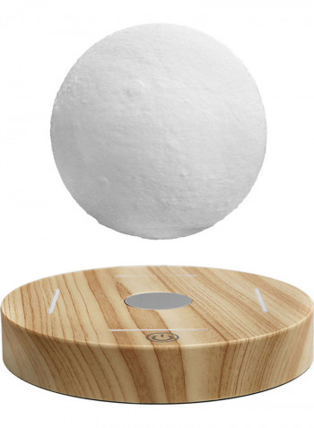Magnetic Levitating 3D Printing Moon Lamp White