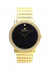 Men's Creative Stone Studded Analog Watch S12383M-1