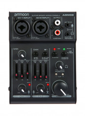 Mini 2-Channel Sound Card Digital Audio Mixer AGM02 Black reviews Mini 2-Channel Sound Card Digital Audio Mixer AGM02 Black