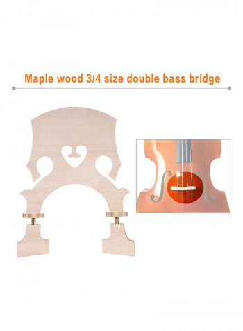 3/4 Size Standard Maple Bridge Replacement Part