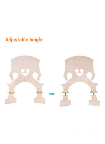 3/4 Size Standard Maple Bridge Replacement Part