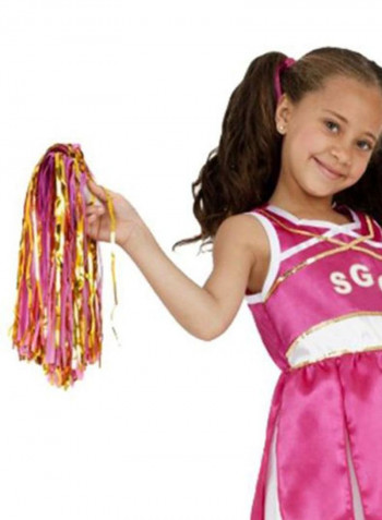 Cheer Leader Fancy Dress Costume