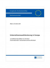 Company Sanctioning In Europe: Jurisdictional Conflicts In The Context Of Transnational Association Responsibility Paperback