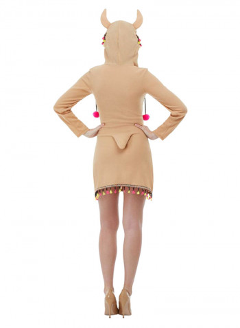 Hooded Llama Costume S