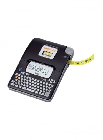 طابعة ملصقات طراز KL-820-W-DH أسود