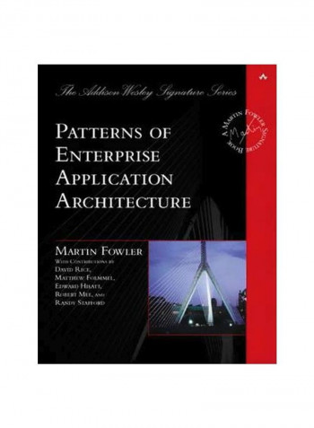 Patterns Of Enterprise Application Architecture Hardcover